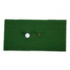 BESPORTBLE Residential Golf Hitting Mat Rubber Back Mat 30x60cm Portable