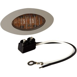 GG Grand General 79251 Marker Light (Small Y2K Amber/Clear 2LED Plug-In), 1 Pack