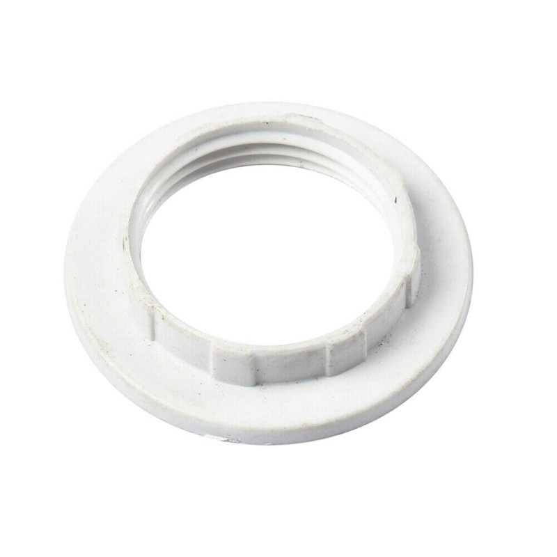 FASTROHY 6pcs White Lampshade Collar Ring Replacement Lamp E14 Home