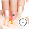 Ipetboom 2 Sets Retro Nail Charms Decorative Nail Gems for
