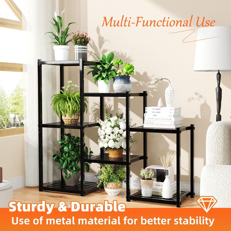 Simple Trending Plant Stand Indoor Outdoor, Heavy Duty Metal Waterproof