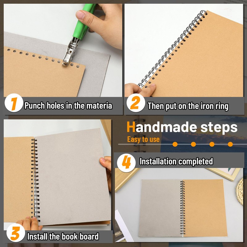 JNENERY 10 Chipboard Sheets 8.5 x 11", 22pt Book Board