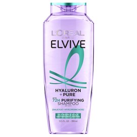 L'Oréal Paris Elvive Hyaluronic Pure Shampoo for oily skin and roots, dehydrated lengths