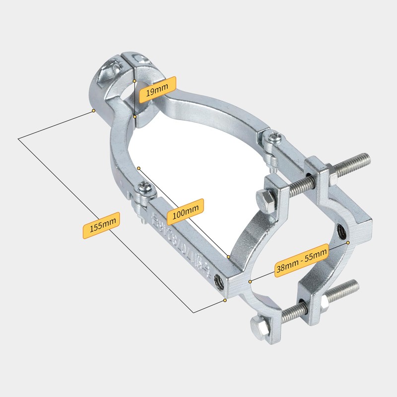 UwinVwin Square Hole Drill Bit Adapter with 4pcs Square Hole