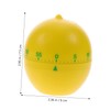KICHOUSE Mechanical Lemon Shape Timer Easy to Use Countdown Timer