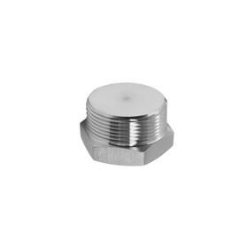 NPT 1-1/4 Male Threaded Hex Head Pipe Plug, TTZEZE Outer Hex Head Thread Socket Pipe Fitting Plug 1-1/4" NPT Male, Stainless Steel 304