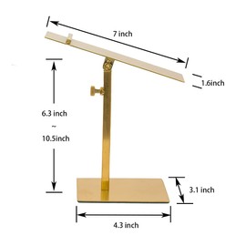 DZLOHAS Shoe Display Stand (Style2, Golden)