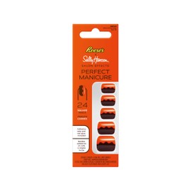 Sally Hansen Salon Effects Perfect Manicure Press-On Nails, When Chocolate Met PB, Press On Nails, Non-Damaging Adhesive Tabs, File, and Alcohol Pad Included