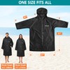 SUN CUBE Swim Parka Men Women, Unisex Hooded Changing Robe