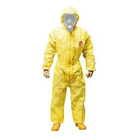 Shigematsu MC3000-L Disposable Chemical Protective Clothing, Yellow