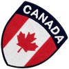 EmbTao Canada Flag Shield Patch Embroidered National Morale Applique Iron