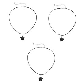 SAFIGLE 3pcs Star Charm Necklace Statement Pendant for Women Chic and Simple Statement Jewelry