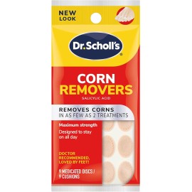 Dr. Scholl's Corn REMOVERS, 9 Ct   Removes Corns in as Few as 2 Treatments, Max