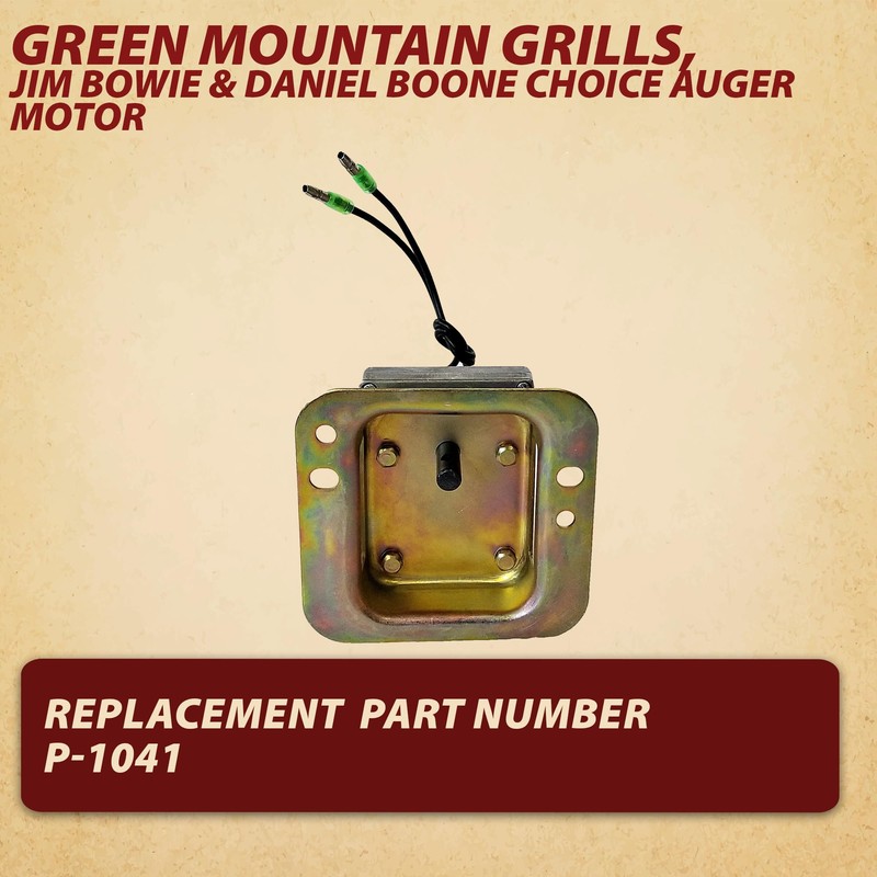 GMG 110V Auger Feed Motor, P-1041, for Daniel Boone and