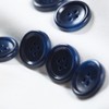 50 Pcs 1inch Large Blue Buttons for Sewing Round Resin