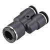 sourcing map Plastic Connect Y Splitter Push to Tube Fittings