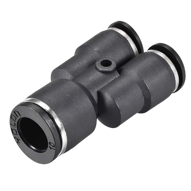 sourcing map Plastic Connect Y Splitter Push to Tube Fittings