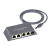 GOWENIC 4 Ports Ethernet Adapter, Gigabit Multi Ports Satellite Ethernet