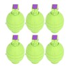 6pcs Kids Toy Hand Grenades Pretend Role Play Plastic Grenades