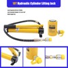 MhdunueSK 10T Mini Hydraulic Cylinder Jack with Hand Pump Stoke,
