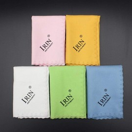 LAJS Super Soft Microfiber Guitar and Instrument Cloth, 5 Pcs Multifunctional Jewelry Cleaning Cloth, Violin, Viola, Cello, Bass, Guitar, Saxophone, 9.25x9.25