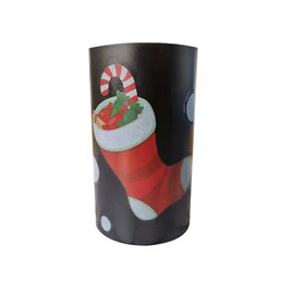 1 Pack of Wrapping Paper Cutter, Paper Cutter Roll, Wrapping Paper Cutter for Christmas, Birthday, Wedding, DIY Gift, Valentine's Day Packaging (Black)