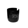 Mud Pie Kitchen Dish Bistro Sponge Holder Caddy, Black