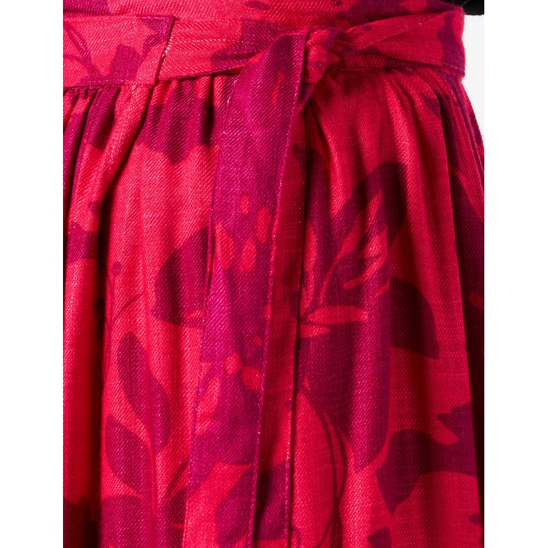 Hurley Women's Midi Wrap Skirt, Knock Out