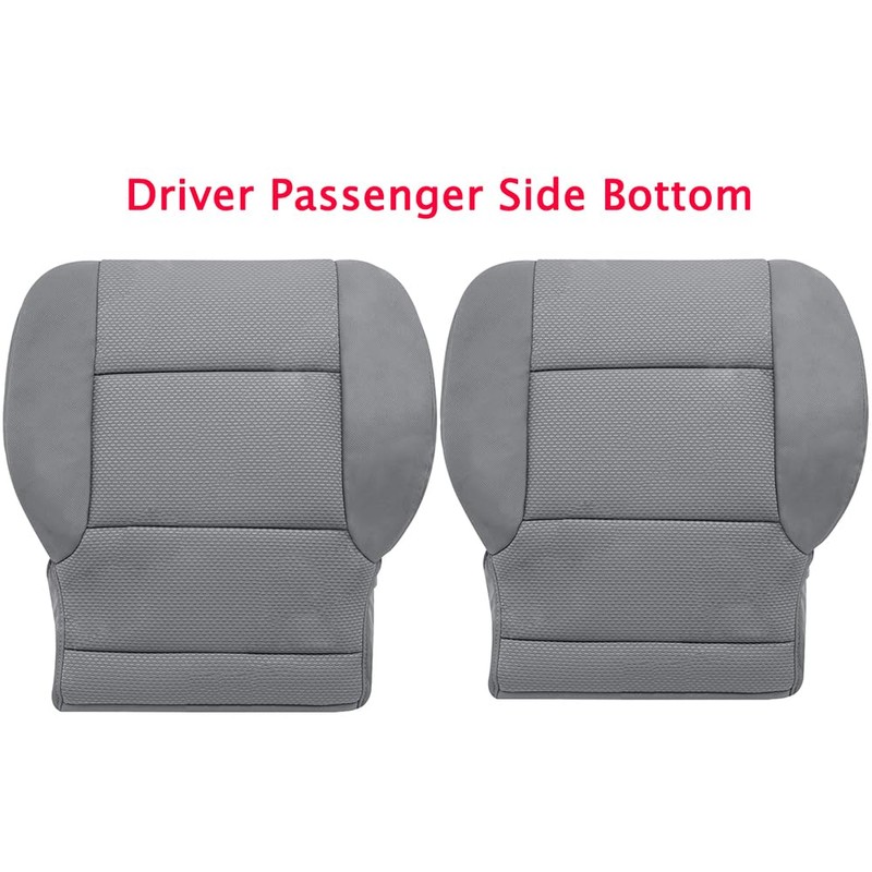 BuliBoao Driver Passenger Bottom Cloth Seat Cover Replacement for Chevy