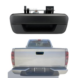 Metal Tailgate Handle, Compatible with Chevy Colorado & GMC Canyon 2004-2014, Isuzu i-280,i-290,i-350,i-370 06-08, Outside Rear Tail Gate Liftgate Latch Lock without Keyhole, OE# 97319415, GM1915127