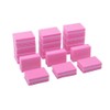 YIMART 20 Pcs Double-sided Mini Nail Buffer Block Colorful Sponge