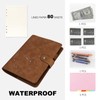 Colacoo Leather A5 Binder Notebook 6 Ring, Refillable Notebook A5