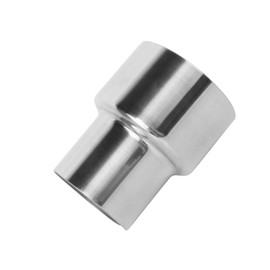 GESEXI Exhaust Adapter Connector 2.25"ID to 3"ID，Exhaust Adapter Total Length 4 "Stainless Steel Polished.