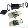 Ginsco Dual Usb Car Charger Adapter 12V 4.2A With Inline
