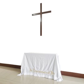 FixtureDisplays In Remembrance of Me Altar Frontal Holy Communion Table Cloth Cover 52X96"