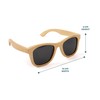 Myga RY1492 Eco Bamboo Sunglasses UV400 Polarised Bamboo Wood Unisex
