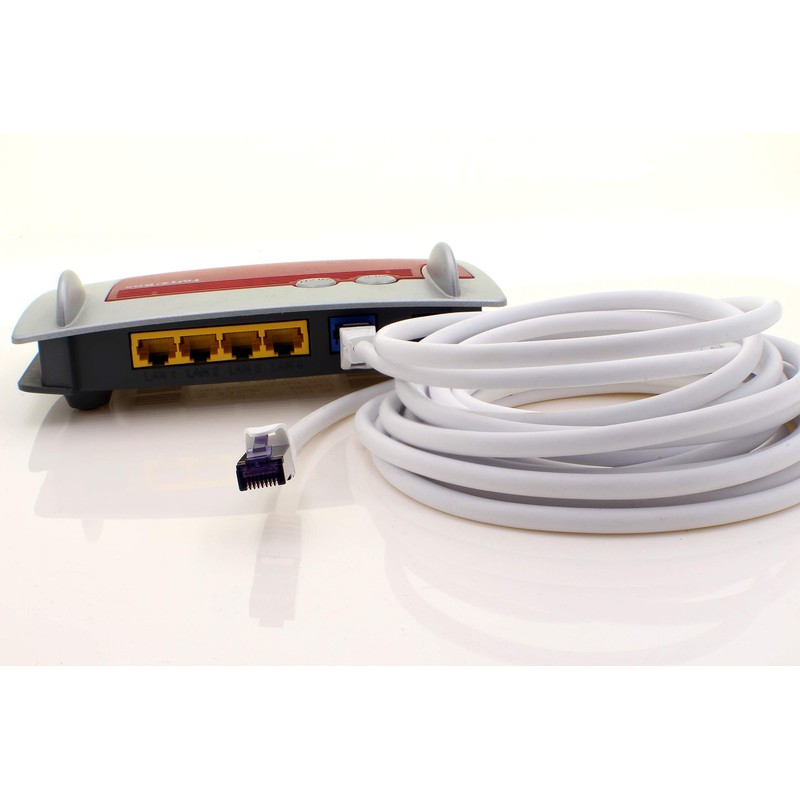 1aTTack.de 5x 2.0 M CAT7 Netzwerkkabel - 10 Gigabit -