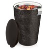 Tea Forte Double-Walled Ceramic Kati Cup, Removable Stainless Steel Infuser