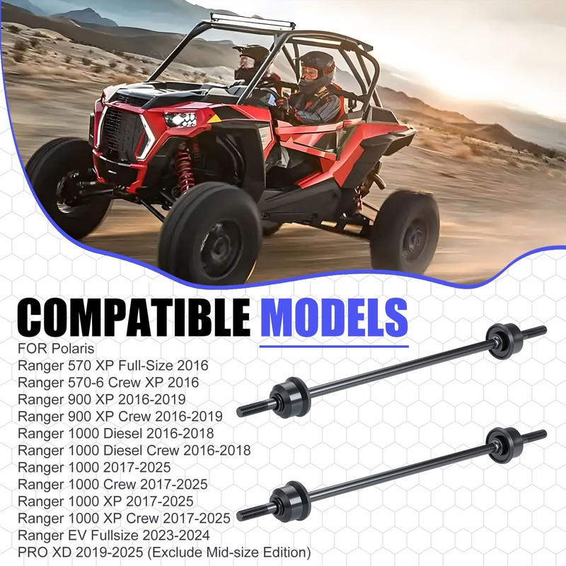 2Pcs Stabilizer Bar Linkage for Polaris Ranger 570 900 1000