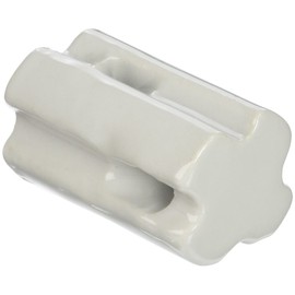 Gallagher G692034 10-Pack Porcelain Bullnose Electric Fence Insulator, White