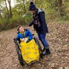 Bundlebean Children’s Wheelchair Cosy – Fleece‑Backed Waterproof Nylon, Front Hand-Warming