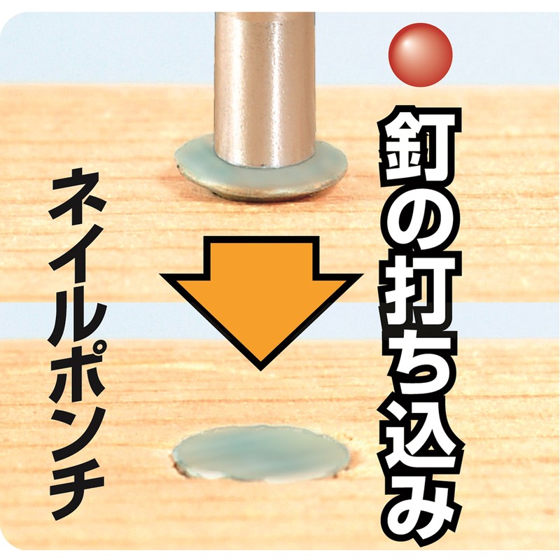 Ichinen Access 5431 Strong Tool Hammer Punch 2-Way Double Patch