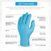 Skytec Utah Blue Disposable Nitrile Gloves - Multipurpose Powder Free
