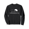 Minnesota - Loon and Trees in Moonlight Sweatshirt