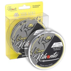NIHONTO CARP 300 m Black Matte Monofilament Very Smooth Fishing Line Carp Line Feeder Line Available from Diameter 0.22 to 0.40 mm (Diameter 0.28 mm / Load Capacity 9.50 kg)