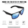 FEISEDY Mirrored Sunglasses for Men Square Sport Style UV Protect