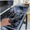 BIUDECO 2Pcs Long Handle Outdoor Tongs Heavy Duty Firewood Scissor