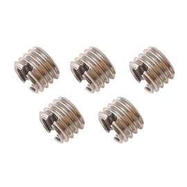 OCESTORE 5Pcs Thread Reducers M8 Male 8MM to M6 Female 6MM with Slot Thread Reducers Adapters