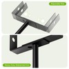 Rolitwils Heavy Duty Adjustable Downspout Brackets - 4 Pack Rust-Proof