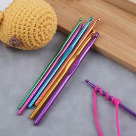 DIFEIUKI Knitting Needles Crochet Set, 49 Piece Set, Colorful Lace Needles, Ruler Marker, Knitting Needles, Sweater, Scarf, Knitting, Hat, Knitting, Crochet Needles, DIY Tool, Beginners, Knitting